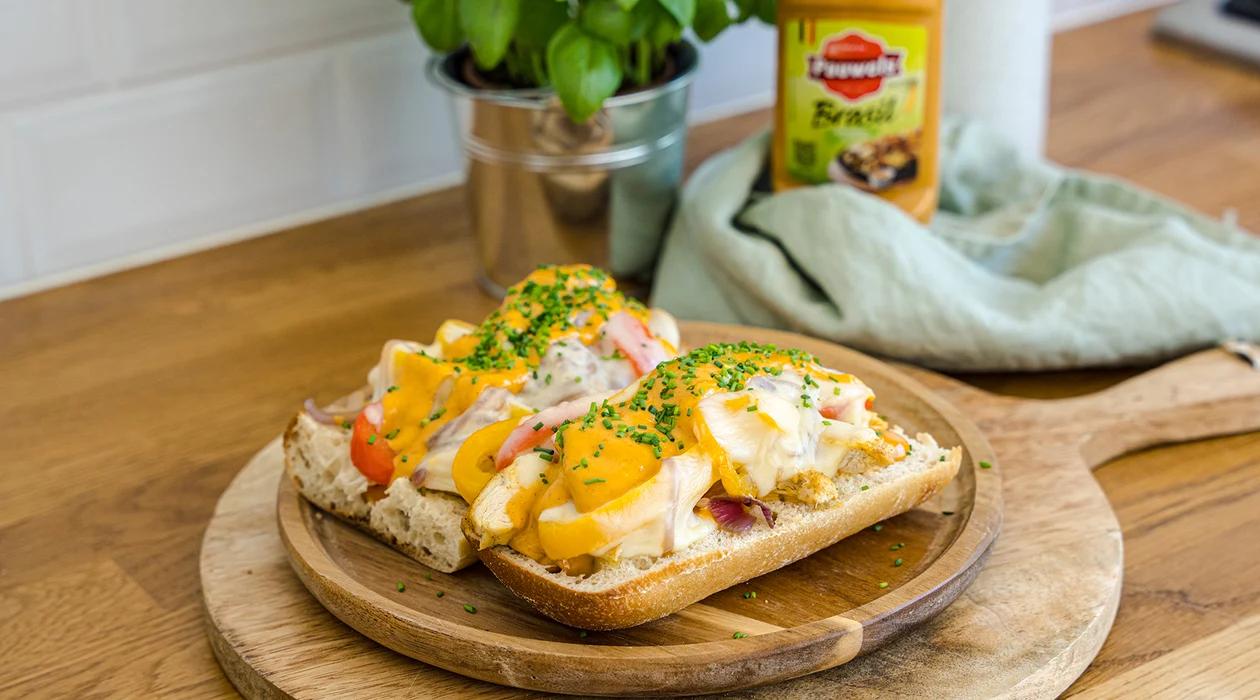Chicken sandwich Pauwels Brasil