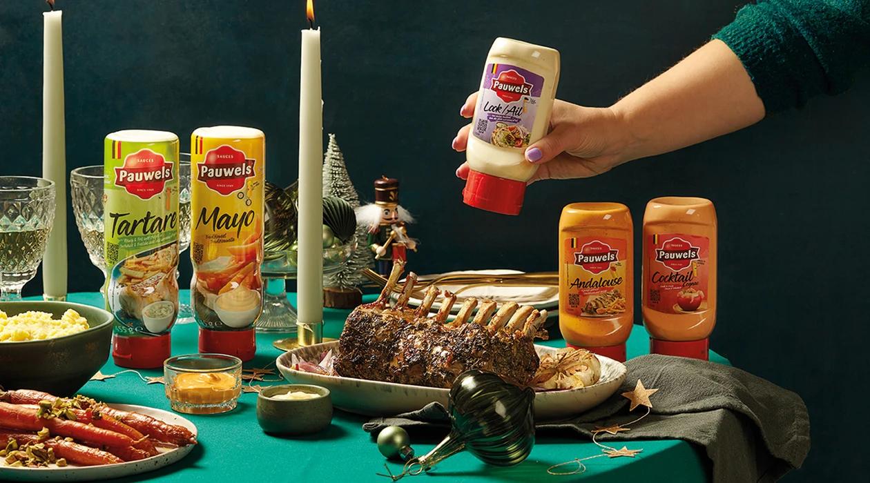 Lamskroon met Pauwels sauzen