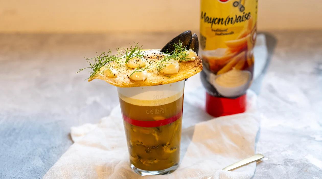Mosselen met frietjes en Pauwels Mayonaise