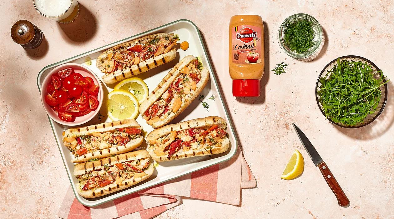 Lobster rolls Andalouse